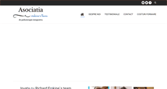 Desktop Screenshot of formarepsihoterapie.ro